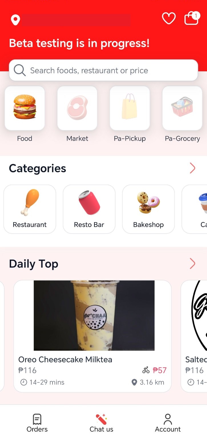 Kiefer's Delivery App